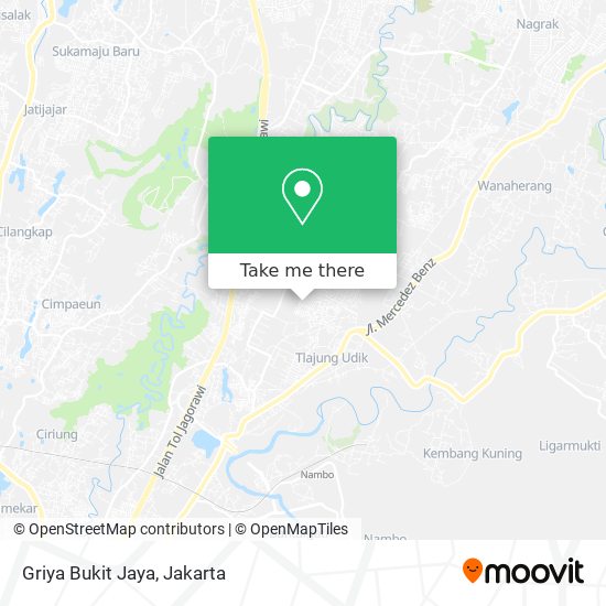 Griya Bukit Jaya map