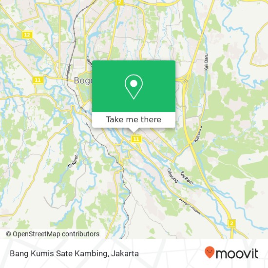 Bang Kumis Sate Kambing map