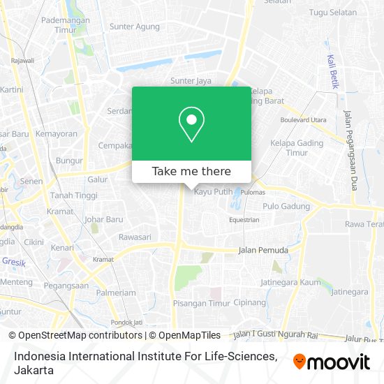 Indonesia International Institute For Life-Sciences map