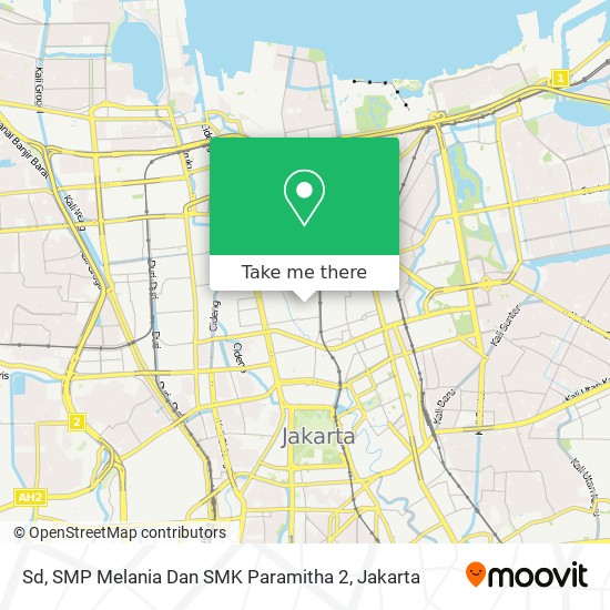 Sd, SMP Melania Dan SMK Paramitha 2 map