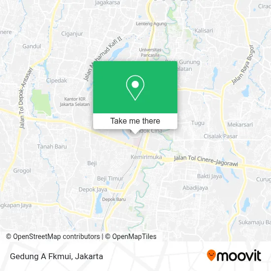 Gedung A Fkmui map