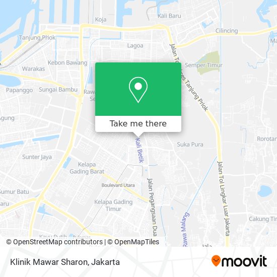 Klinik Mawar Sharon map