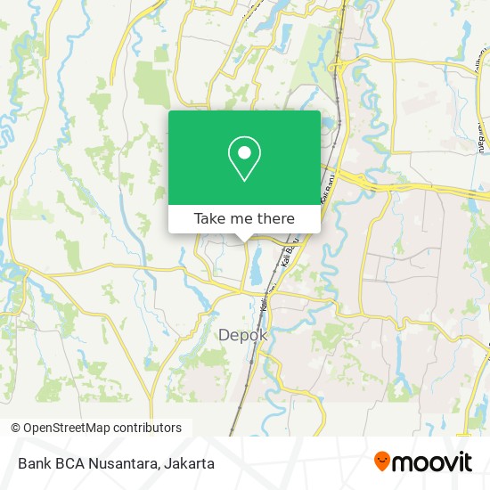 Bank BCA Nusantara map