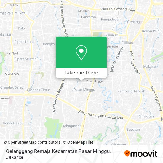 Gelanggang Remaja Kecamatan Pasar Minggu map