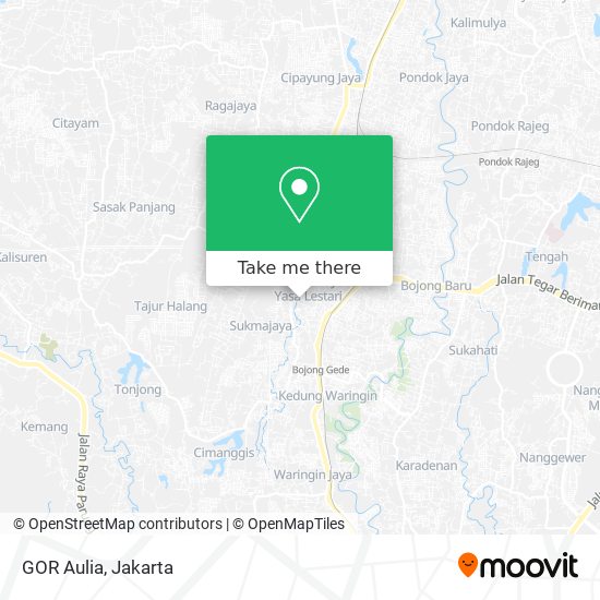 GOR Aulia map