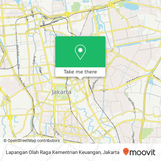 Lapangan Olah Raga Kementrian Keuangan map