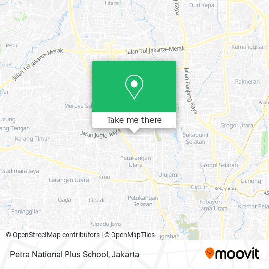 Petra National Plus School map