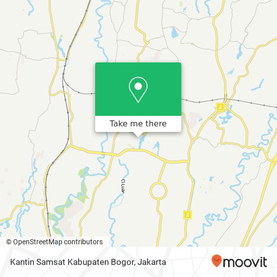 Kantin Samsat Kabupaten Bogor map
