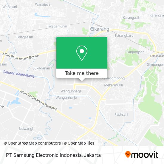 PT Samsung Electronic Indonesia map