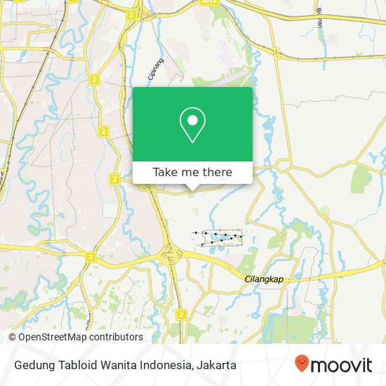 Gedung Tabloid Wanita Indonesia map