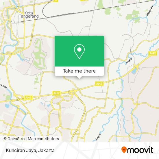 Kunciran Jaya map