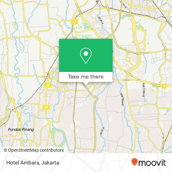 Hotel Ambara map