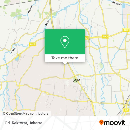 Gd. Rektorat map