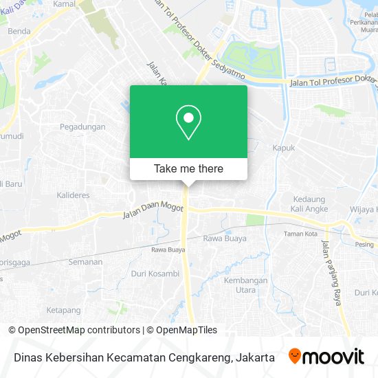 Dinas Kebersihan Kecamatan Cengkareng map