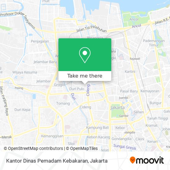 Kantor Dinas Pemadam Kebakaran map