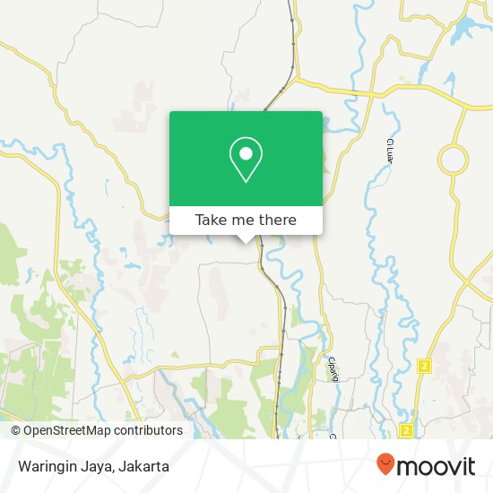 Waringin Jaya map
