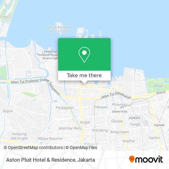 Aston Pluit Hotel & Residence map