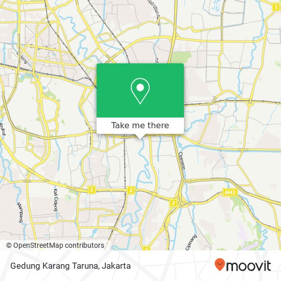 Gedung Karang Taruna map