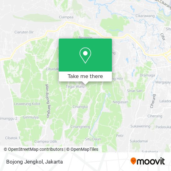Bojong Jengkol map