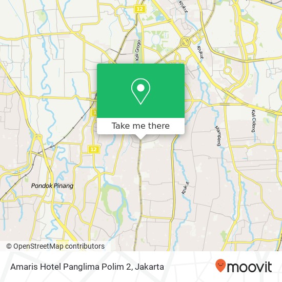 Amaris Hotel Panglima Polim 2 map