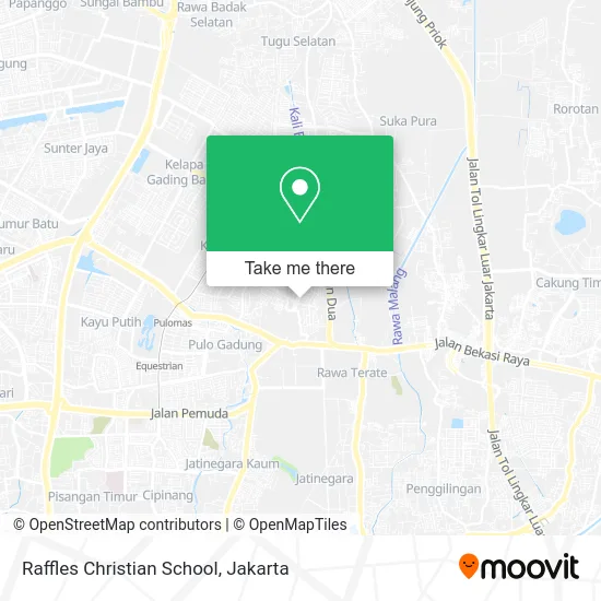 Raffles Christian School map