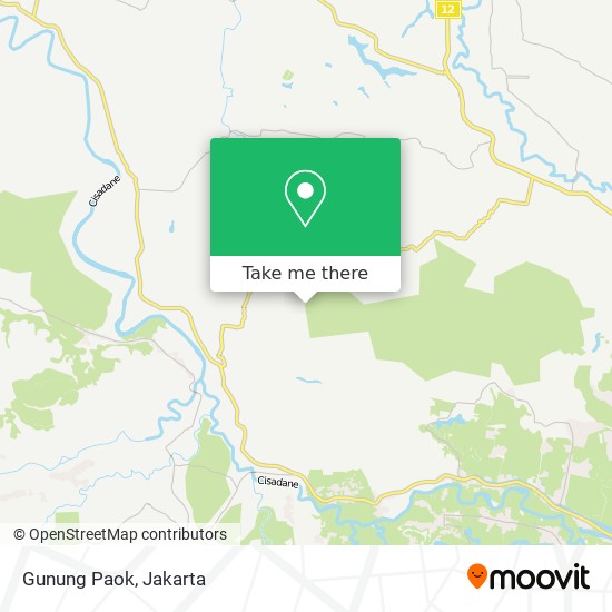 Gunung Paok map