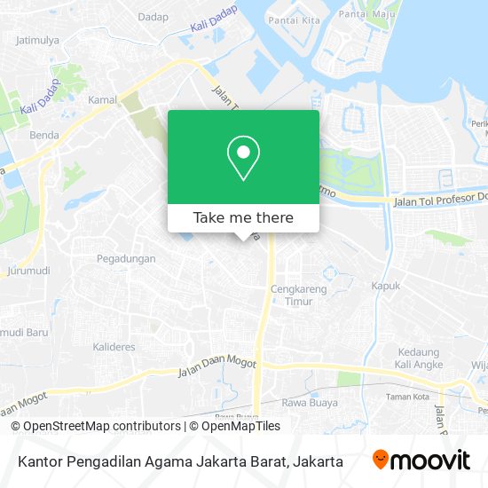 Kantor Pengadilan Agama Jakarta Barat map