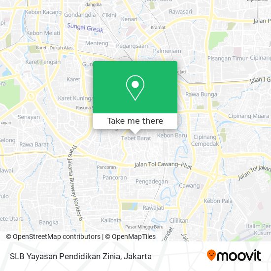 SLB Yayasan Pendidikan Zinia map