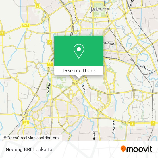 Gedung BRI I map