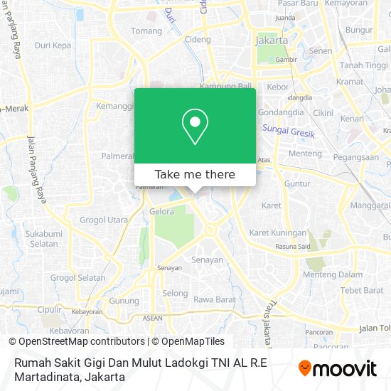 Rumah Sakit Gigi Dan Mulut Ladokgi TNI AL R.E Martadinata map