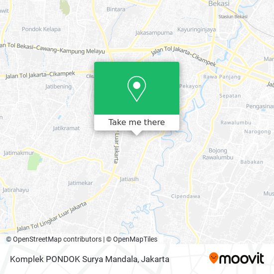 Komplek PONDOK Surya Mandala map