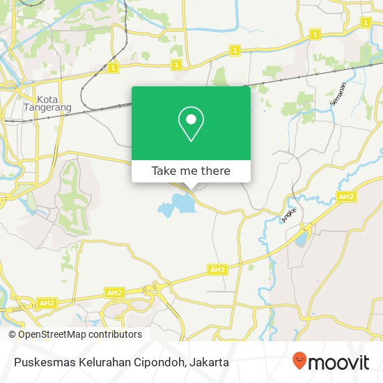 Puskesmas Kelurahan Cipondoh map