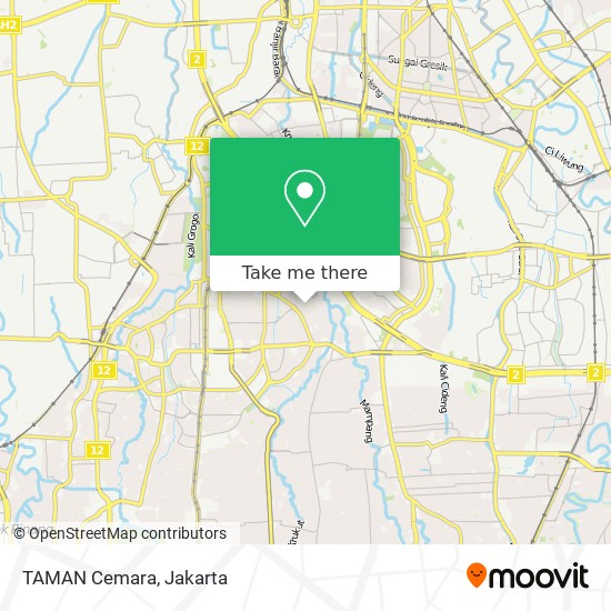 TAMAN Cemara map