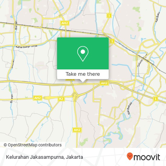 Kelurahan Jakasampurna map
