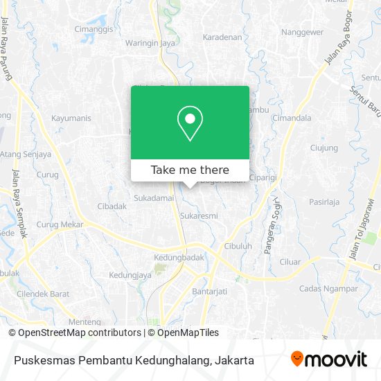 Puskesmas Pembantu Kedunghalang map