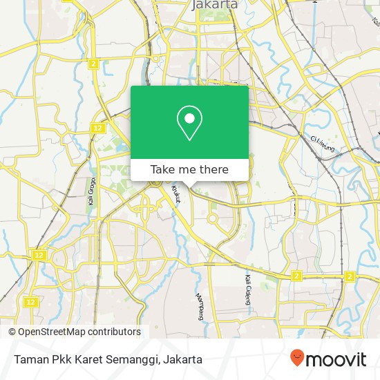 Taman Pkk Karet Semanggi map