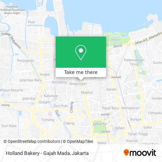 Holland Bakery - Gajah Mada map