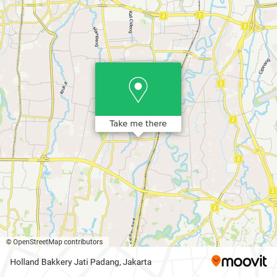 Holland Bakkery Jati Padang map