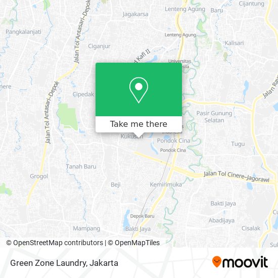 Green Zone Laundry map