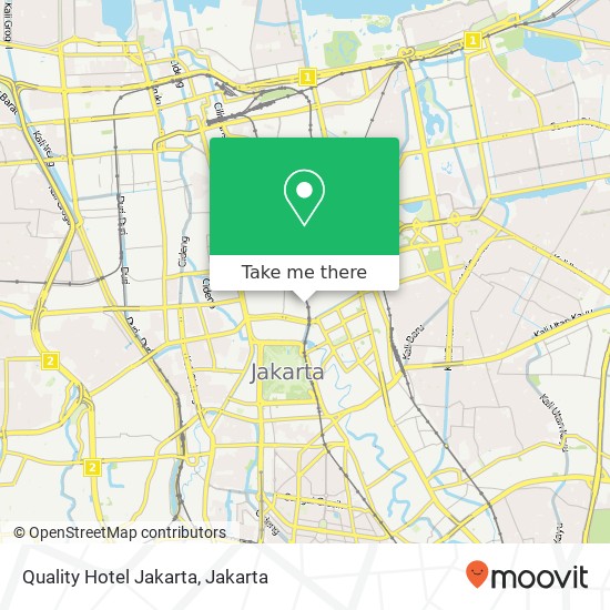 Quality Hotel Jakarta map