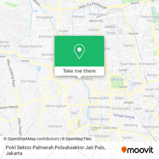 Polri Sektor Palmerah Polsubsektor Jati Pulo map