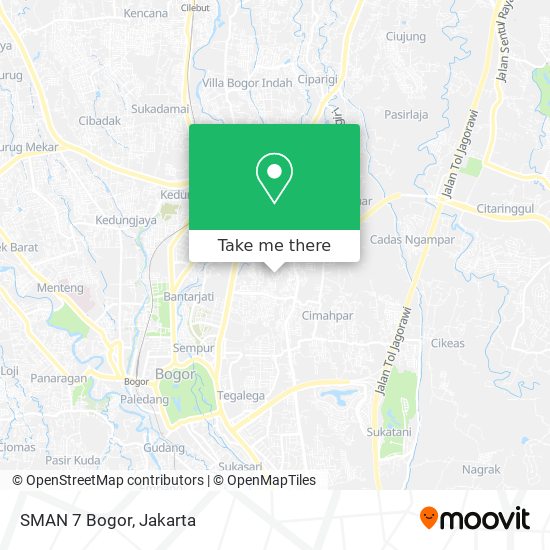 SMAN 7 Bogor map