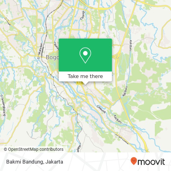 Bakmi Bandung map
