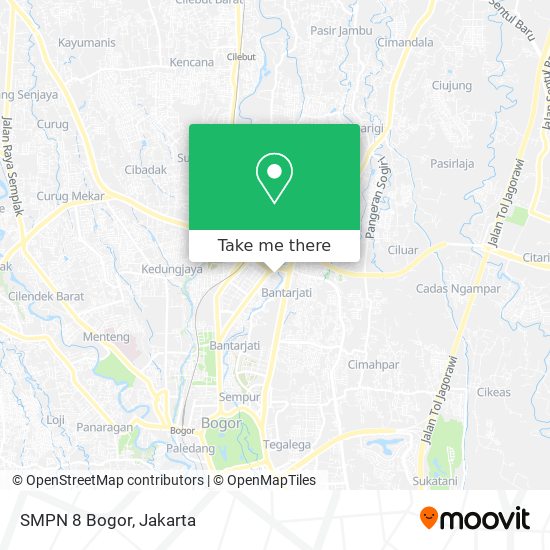 SMPN 8 Bogor map