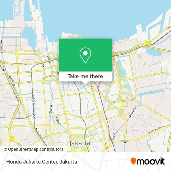 Honda Jakarta Center map