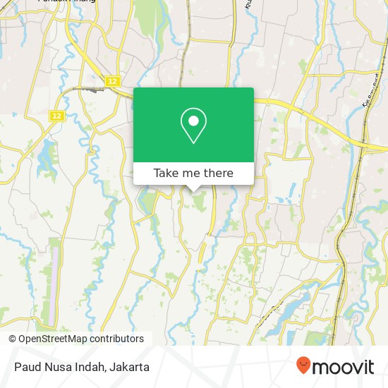 Paud Nusa Indah map