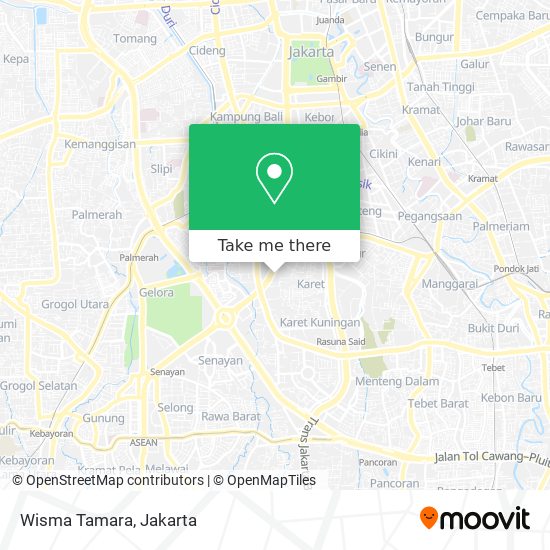 Wisma Tamara map