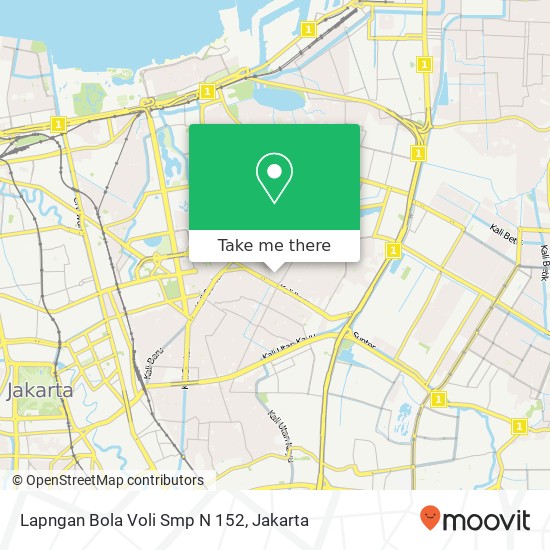 Lapngan Bola Voli Smp N 152 map