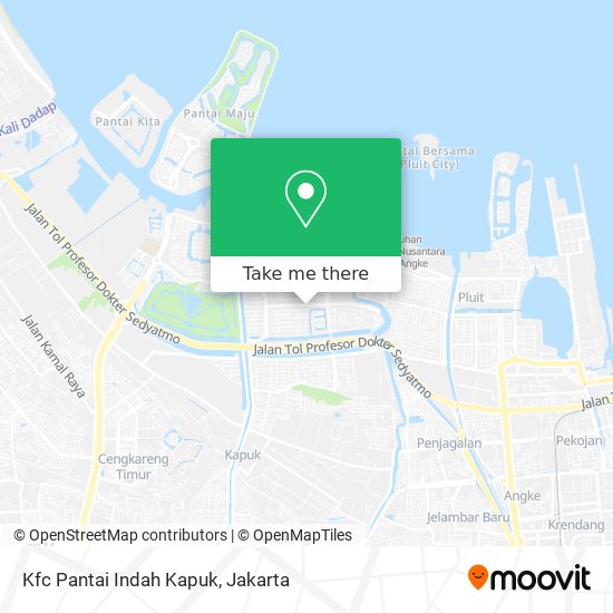 Kfc Pantai Indah Kapuk map