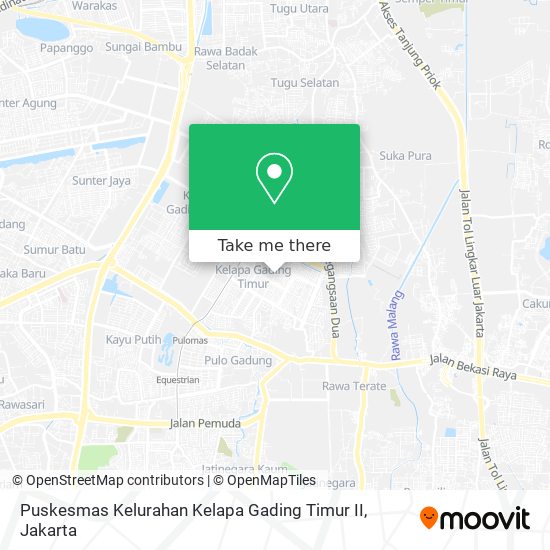 Puskesmas Kelurahan Kelapa Gading Timur II map